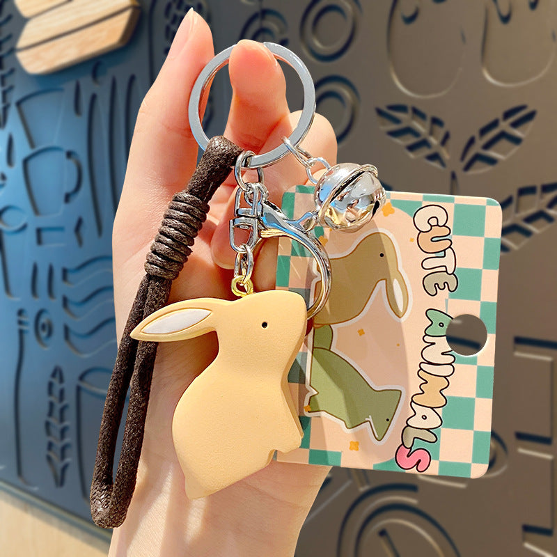 Creative Cartoon Animal Keychain – Cute Small Resin Pendant for Gifts & Accessories