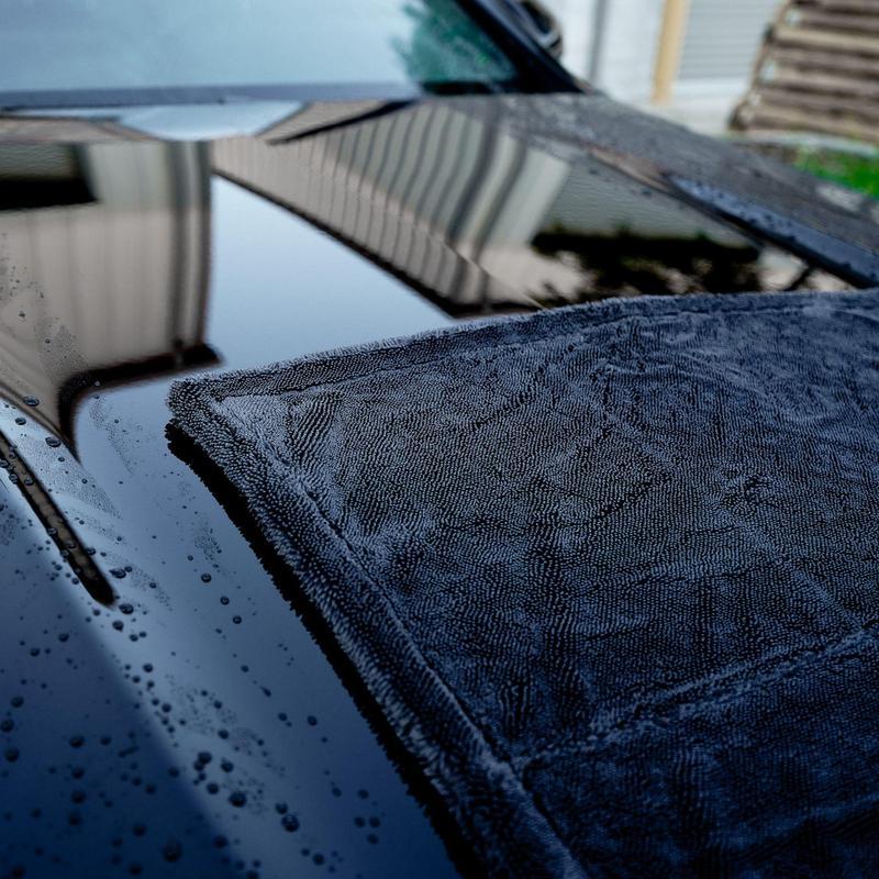 15x15in YISLU Super Absorbent Car Drying Towel – 1300 GSM High-Quality Twisted Microfiber 70/30 Woven Towel