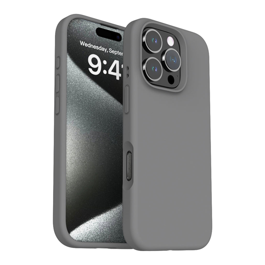 Liquid Silicone iPhone Case – Solid Color Drop-Resistant, Shockproof & Anti-Fingerprint Protective Cover