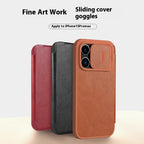 PRO iPhone 14 Pro Max Leather Flip Case – Protective Simple Phone Cover