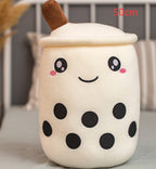 Cute Fruit Drink Plush Strawberry Milk Tea Boba Tea Cup Toy – Soft Stuffed Pillow Cushion Gift